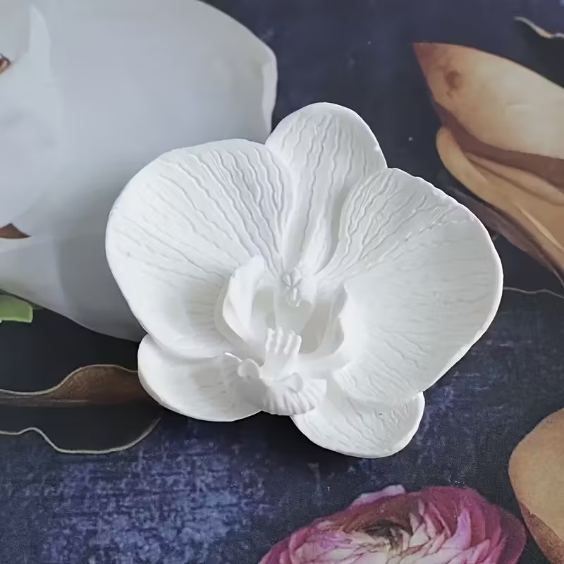 Soap Making Jug - 3D Butterfly Orchid Silicone Candle Mold