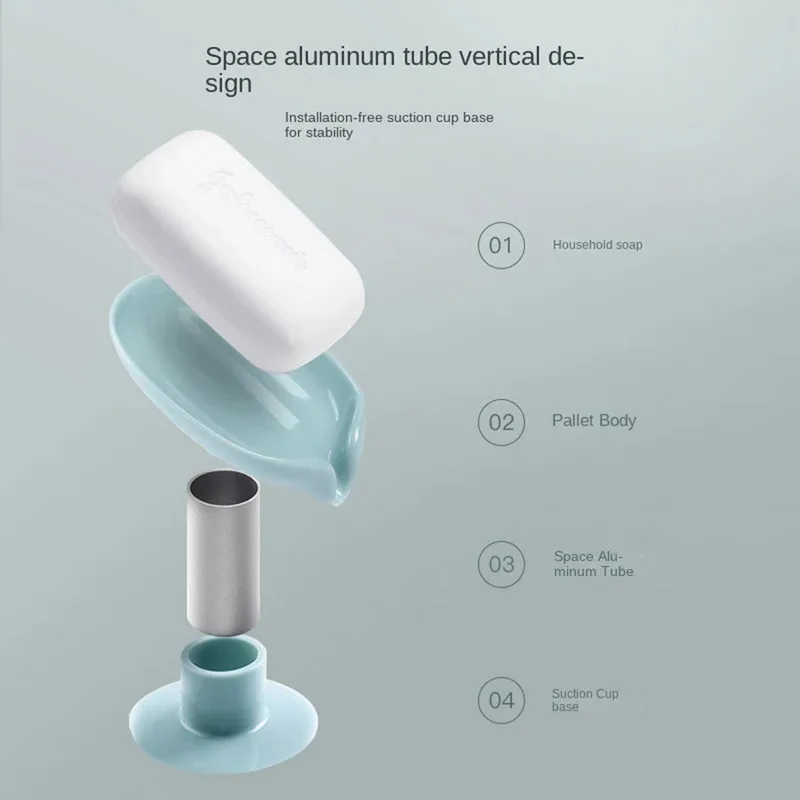 Drain Soap Holder Leaf Shape S - Soap Making Box ulasan dan harga