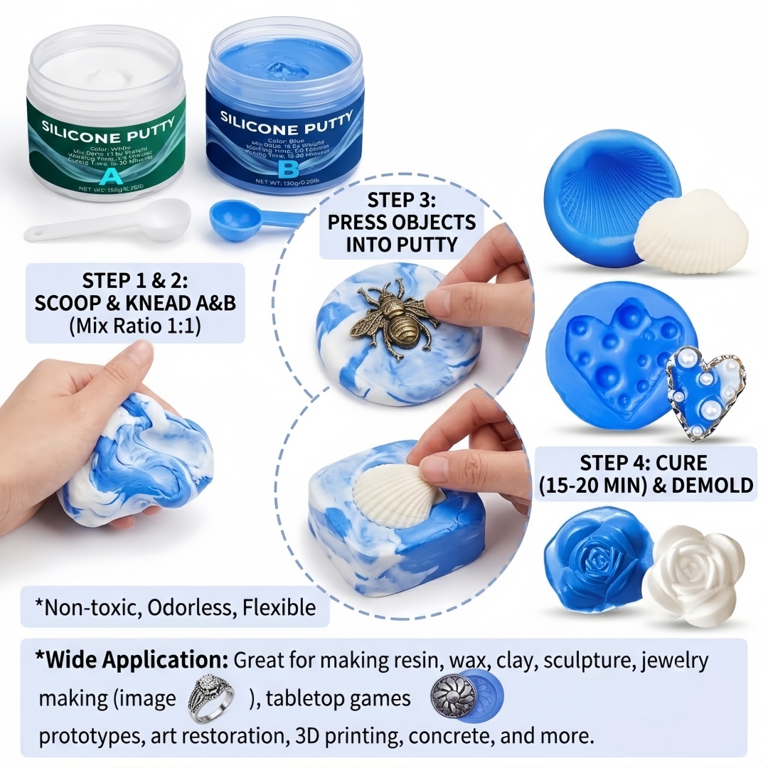 Silicone Putty Mold Making Sup - Soap Making Silicone Molds ulasan dan harga