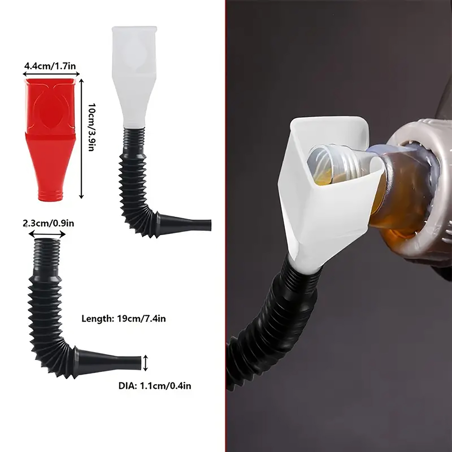 8/11-Piece Car Plastic Funnel  - Soap Making Jug ulasan dan harga