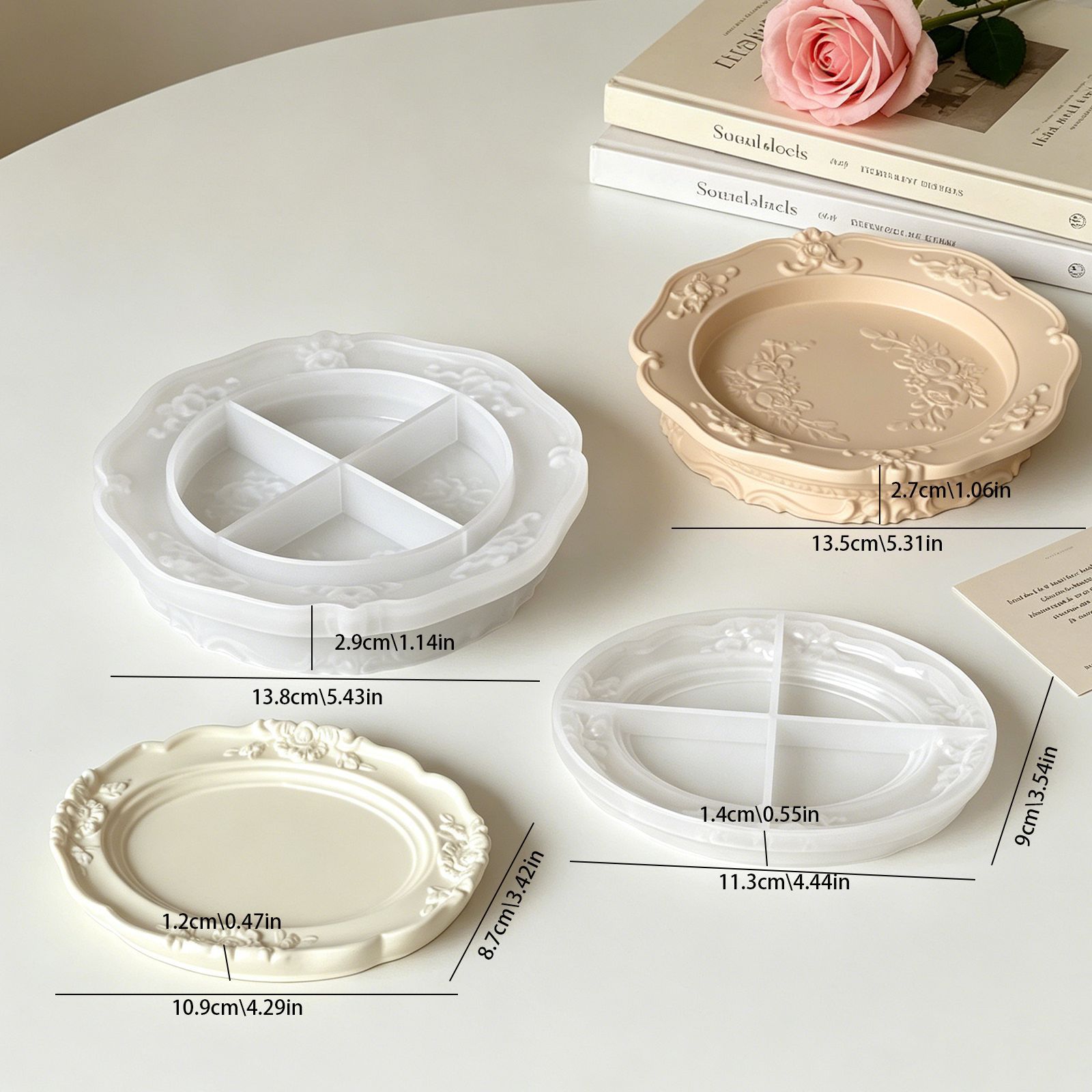 Elegant Vintage Baroque Lace S - Soap Making Silicone Molds ulasan dan harga