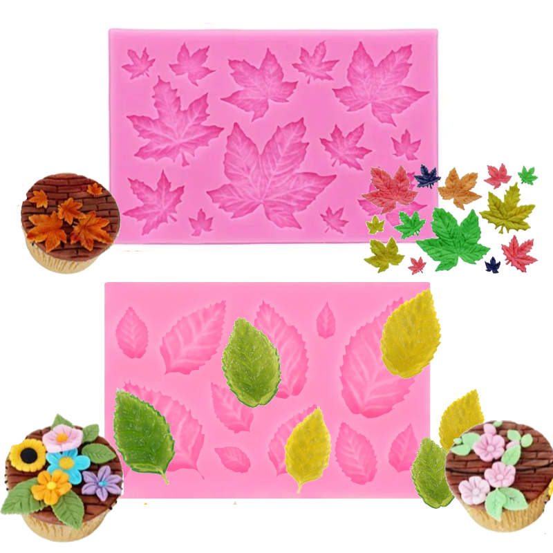 Maple Leaf Silicone Mold Set f - Soap Making Silicone Molds ulasan dan harga