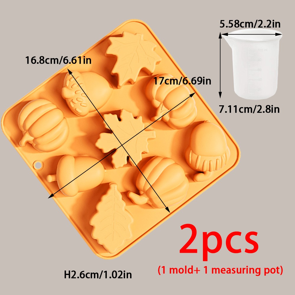 2Pcs DIY Making Tool Pumpkin A - Soap Making Jug ulasan dan harga