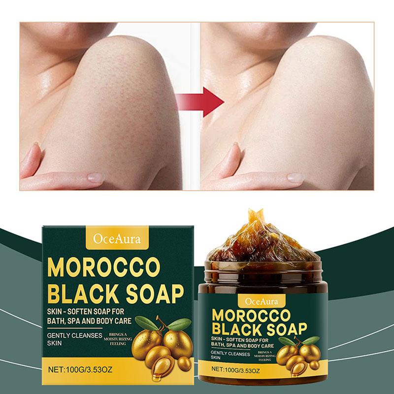Moroccan Black Soap Deep Clean - Castor Oil Soap ulasan dan harga