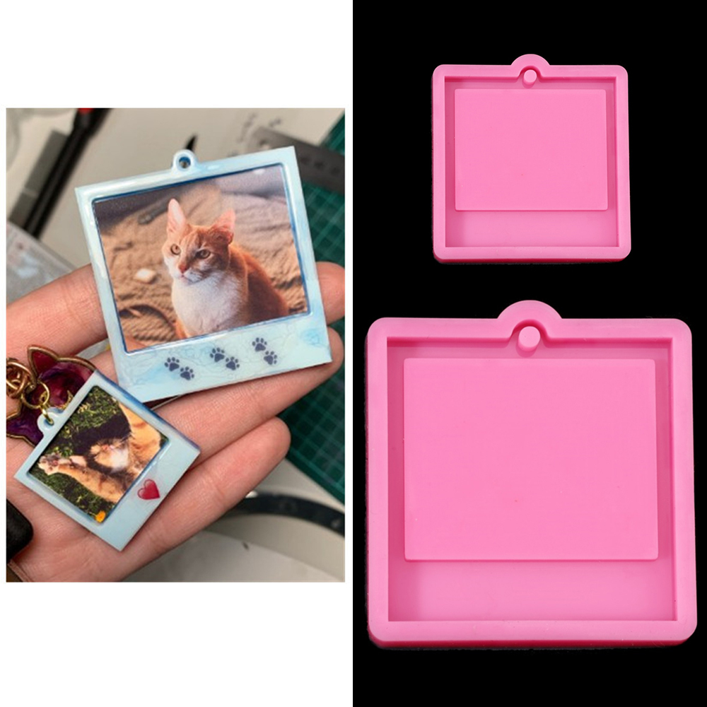 Photo Frame Epoxy Resin Keycha - Soap Making Silicone Molds ulasan dan harga