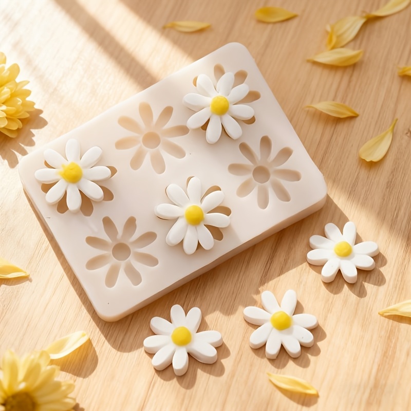 1pc 3D Daisy Sunflower Silicon - Soap Making Silicone Molds ulasan dan harga