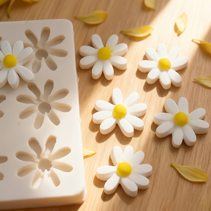 1pc 3D Daisy Sunflower Silicon - Soap Making Silicone Molds ulasan dan harga