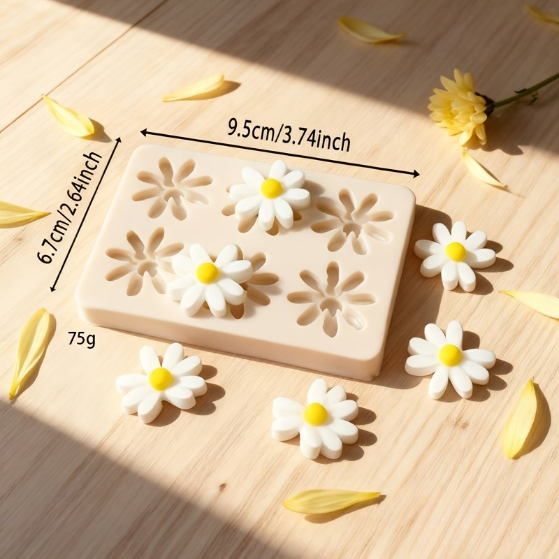 1pc 3D Daisy Sunflower Silicon - Soap Making Silicone Molds ulasan dan harga
