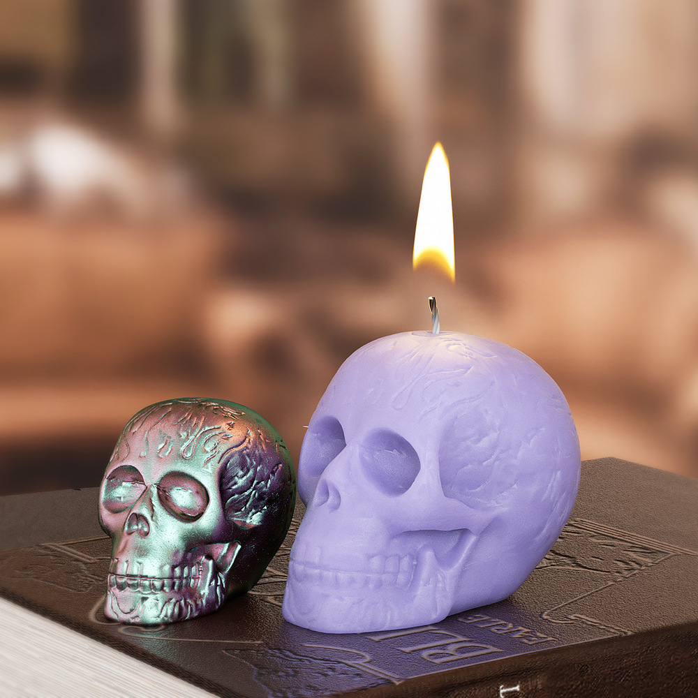 Multi Size Skull Head Silicone - Soap Making Silicone Molds ulasan dan harga