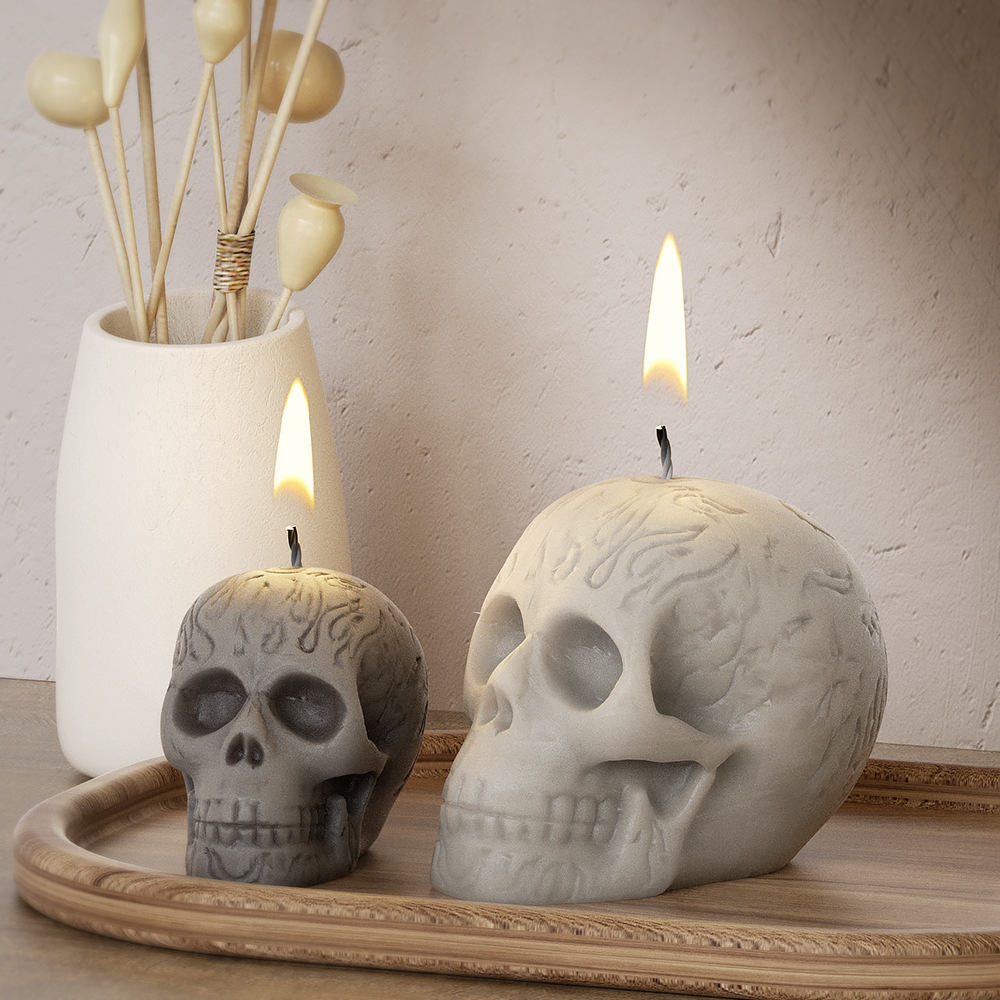 Multi Size Skull Head Silicone - Soap Making Silicone Molds ulasan dan harga