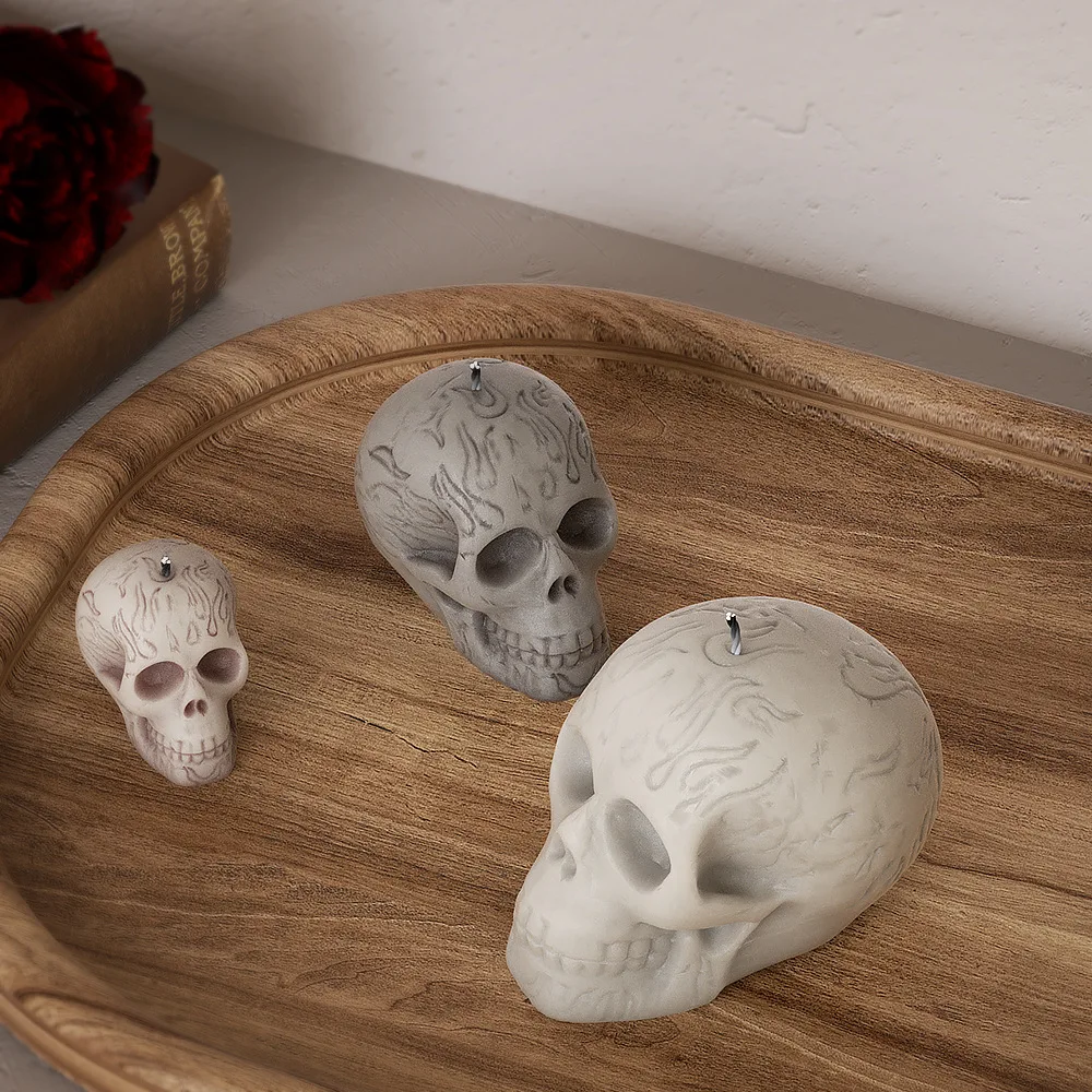 Multi Size Skull Head Silicone - Soap Making Silicone Molds ulasan dan harga