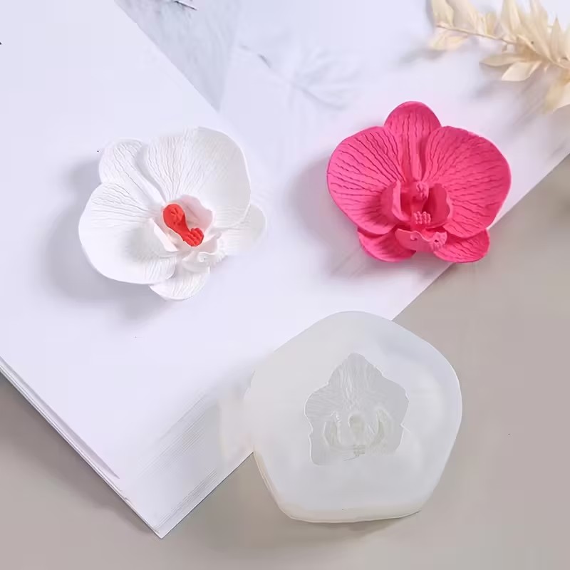 3D Butterfly Orchid Silicone C - Soap Making Jug ulasan dan harga