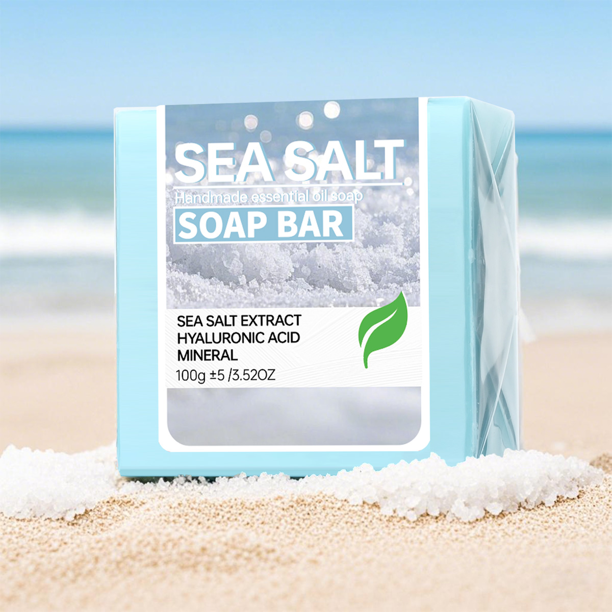 Sea Salt Handmade Essential Oi - Castor Oil Soap ulasan dan harga