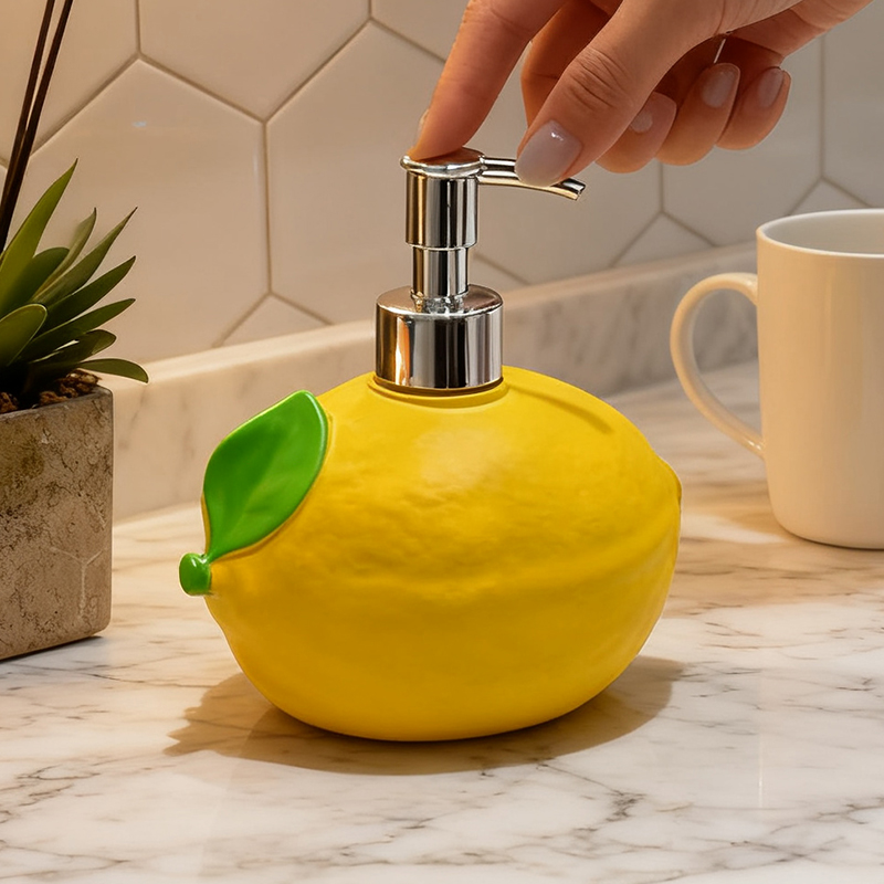 Cute Lemon Shaped Resin Soap D - Soap Making Jug ulasan dan harga