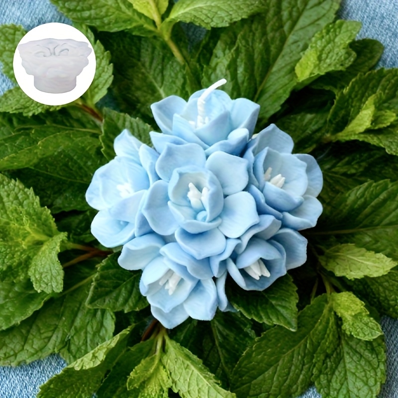 1 Hydrangea Candle Silicone Mo - Soap Making Silicone Molds ulasan dan harga
