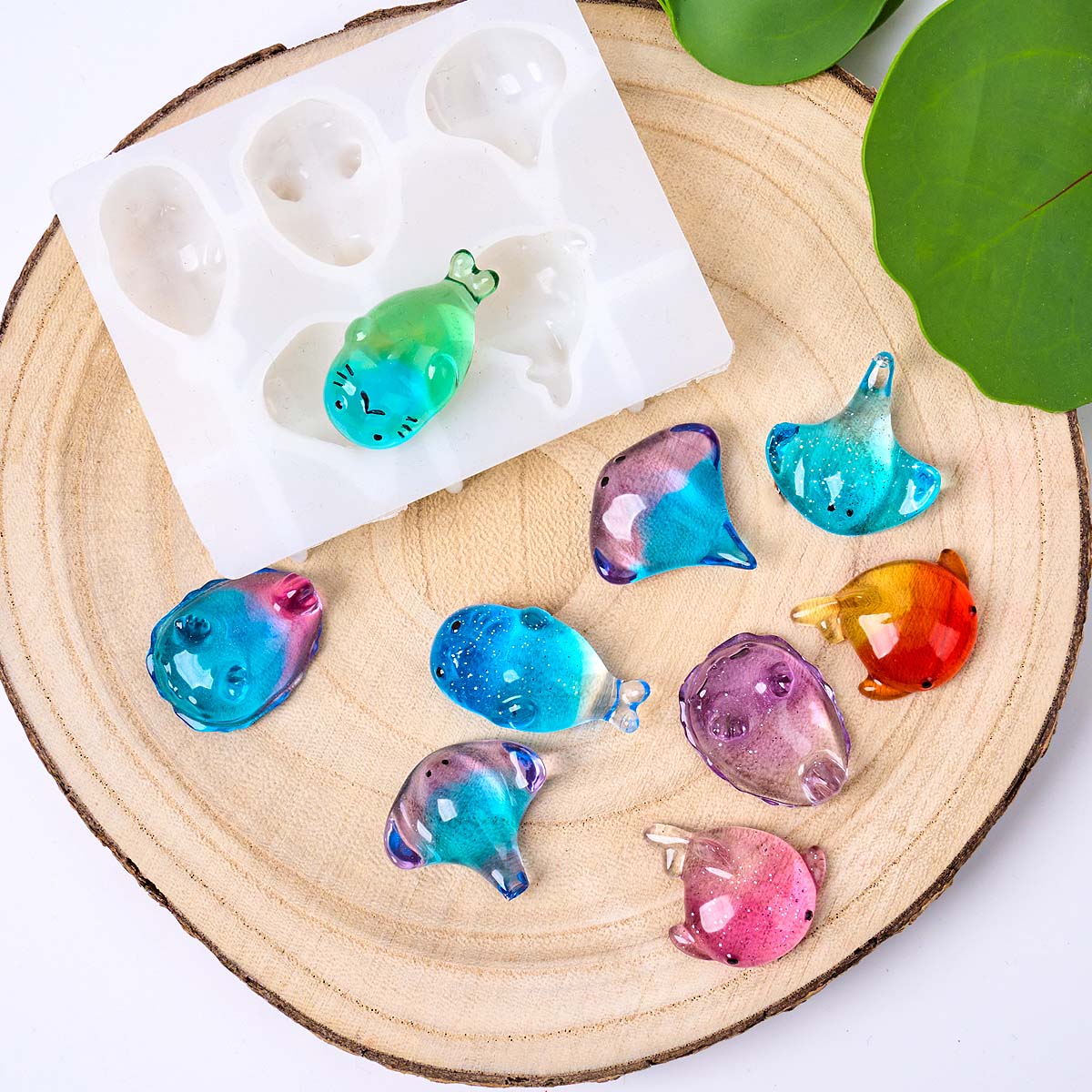 3D Healing Kawaii Manta Ray Wh - Soap Making Silicone Molds ulasan dan harga