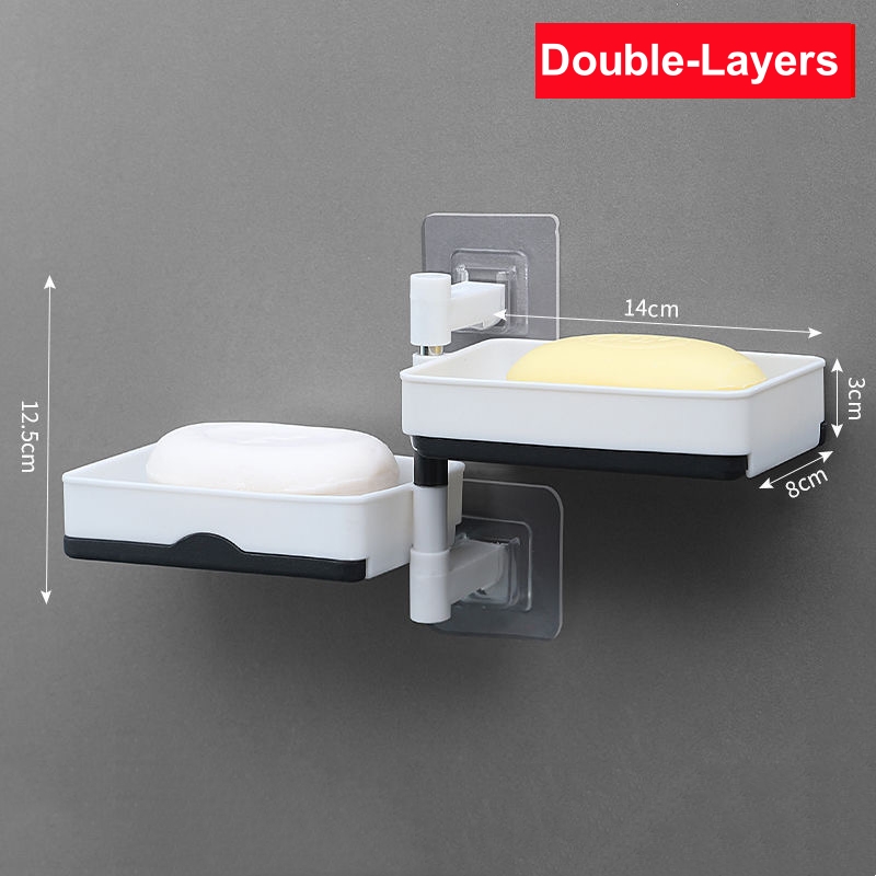 2/3/4 Rotating Drain Soap Box, - Soap Making Box ulasan dan harga
