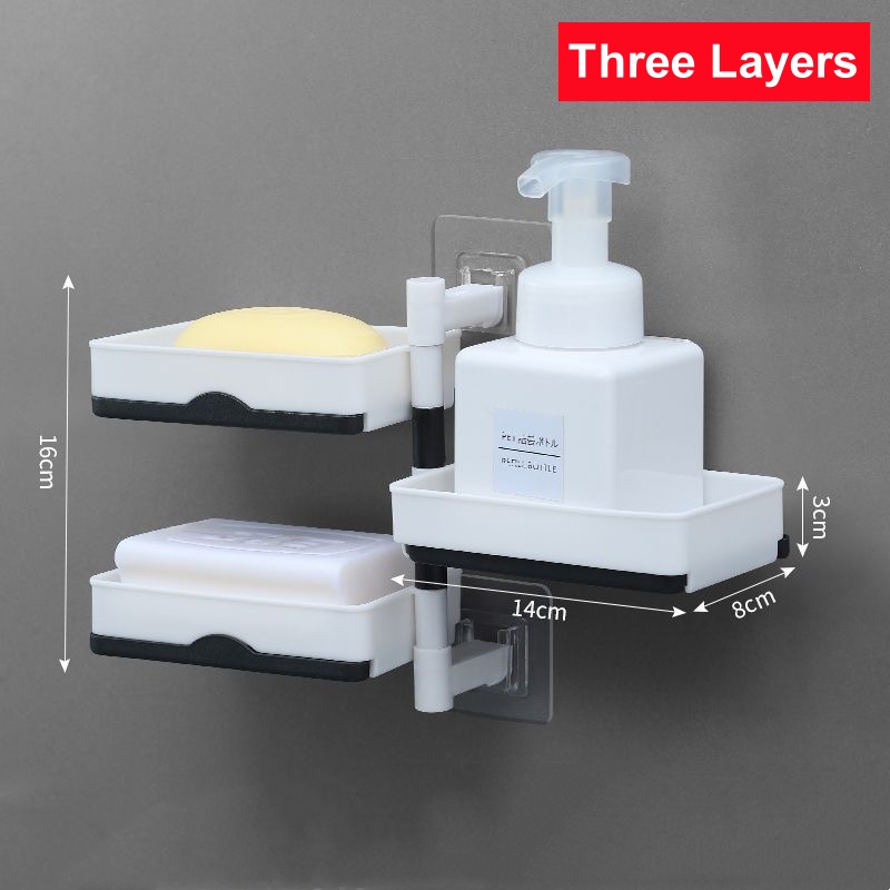 2/3/4 Rotating Drain Soap Box, - Soap Making Box ulasan dan harga