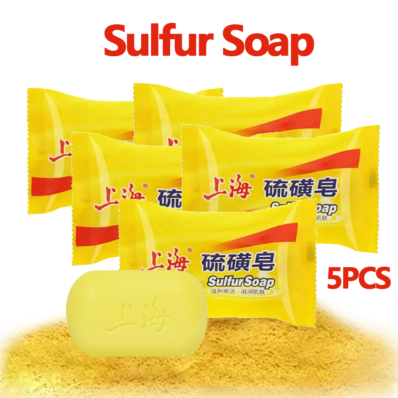 Shanghai Sulfur Soap Kit Unise - Castor Oil Soap ulasan dan harga