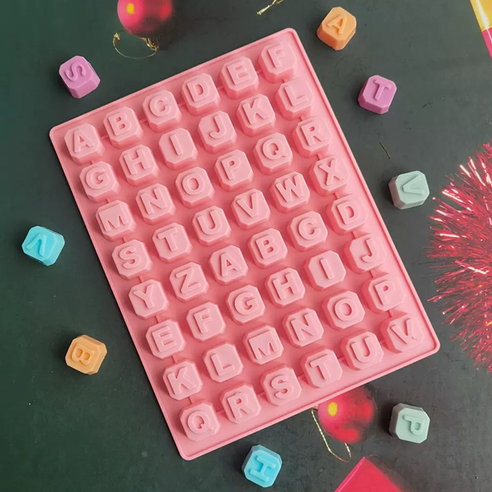 48 Letter Enghish Alphabet let - Soap Making Silicone Molds ulasan dan harga