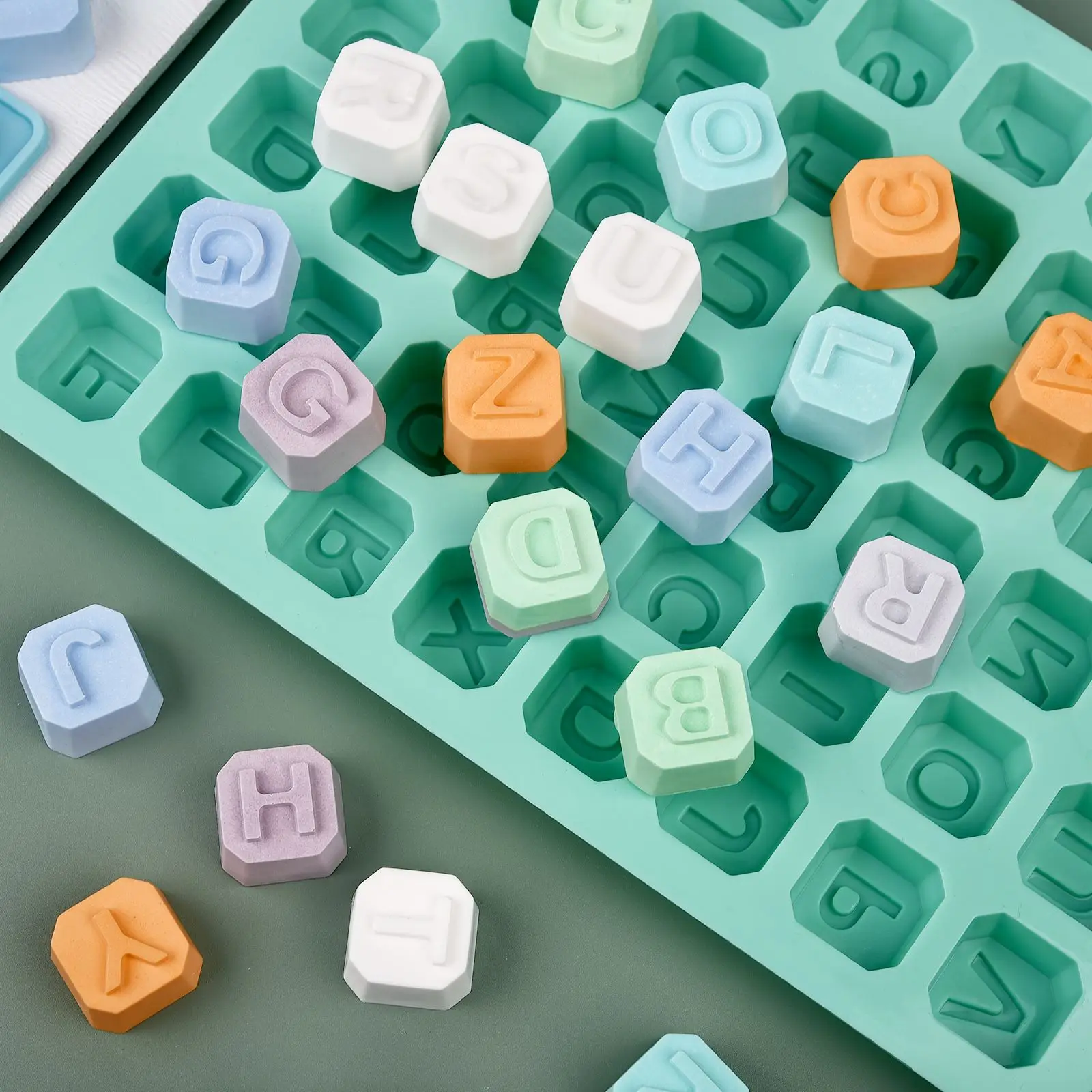 48 Letter Enghish Alphabet let - Soap Making Silicone Molds ulasan dan harga