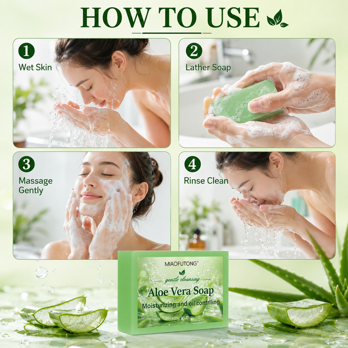 4 In 1 Aloe Vera Handmade Esse - Castor Oil Soap ulasan dan harga