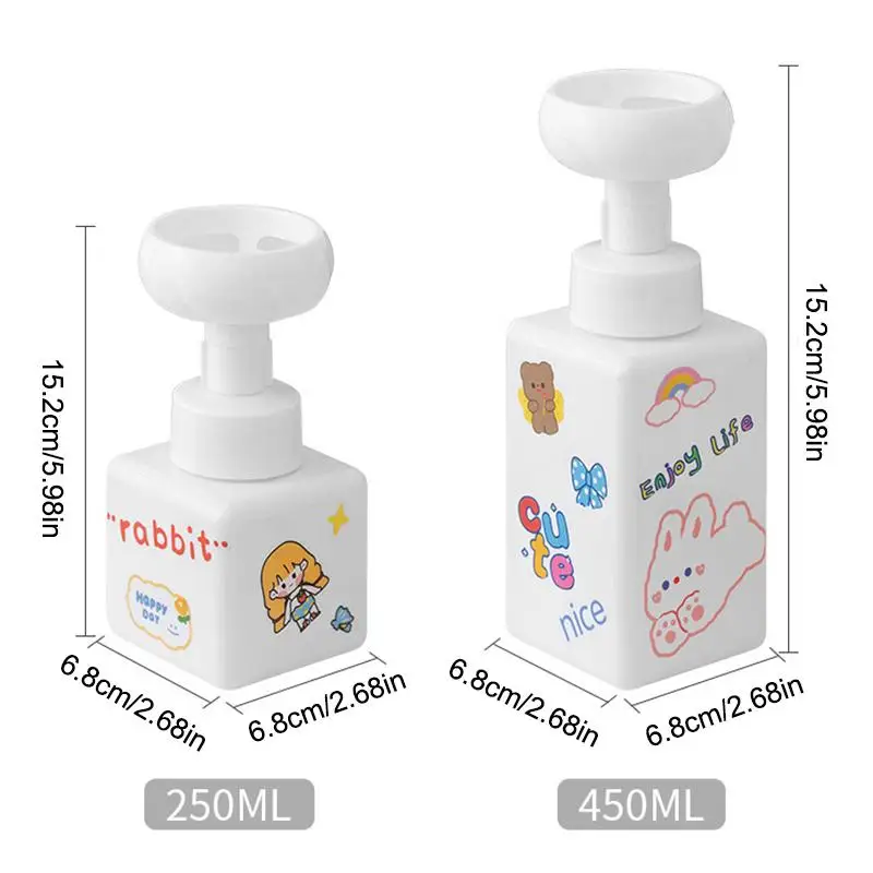 250/450ml Flower Shape Foam Pu - Soap Making Jug ulasan dan harga
