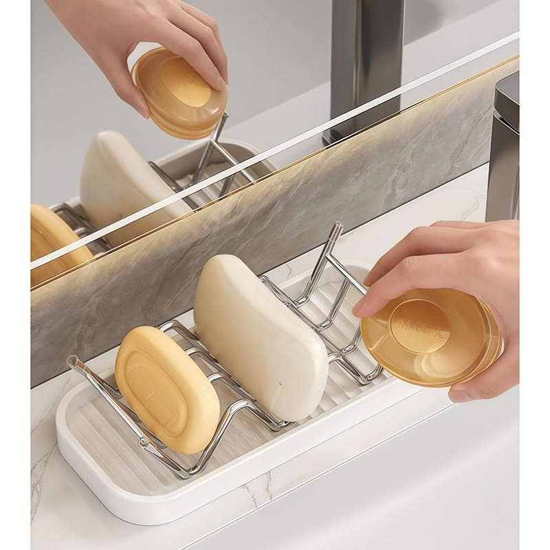 Stainless steel soap rack drai - Soap Making Box ulasan dan harga