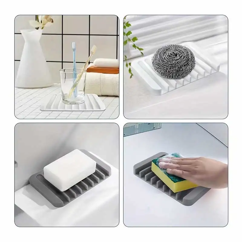 New 1PC Silicone Draining Soap - Soap Making Box ulasan dan harga