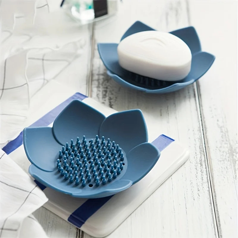 1pcs Bathroom Soap Box Lotus D - Soap Making Box ulasan dan harga