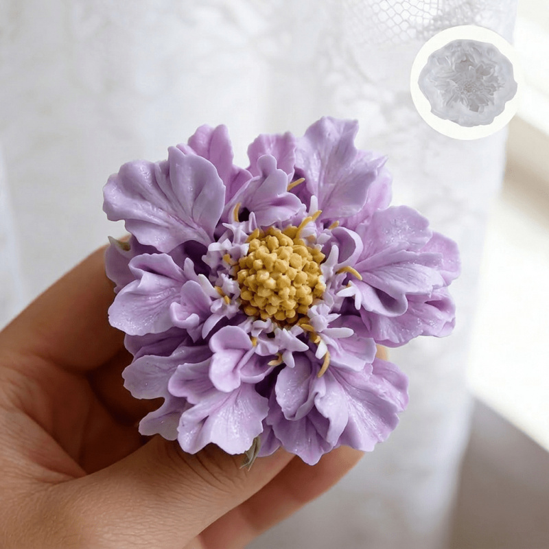 1 Dreamy Blue Potted Flower Si - Soap Making Silicone Molds ulasan dan harga