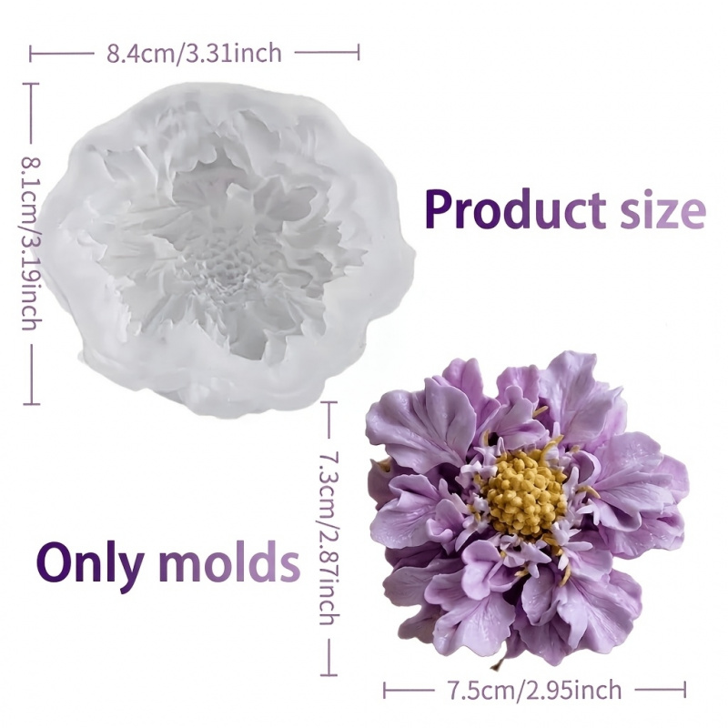 1 Dreamy Blue Potted Flower Si - Soap Making Silicone Molds ulasan dan harga