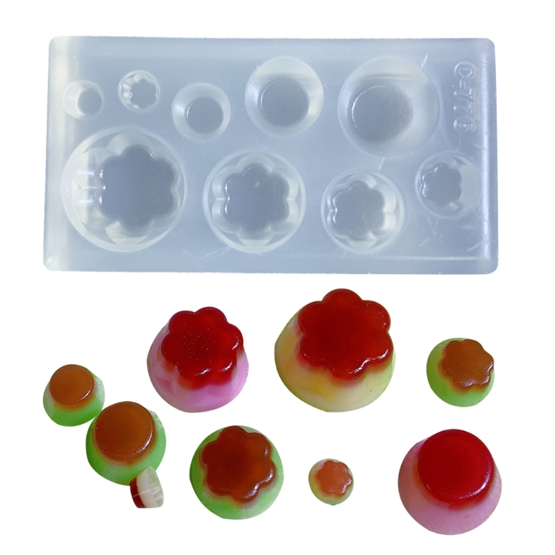 Cute Pudding Shape Silicone Mo - Soap Making Silicone Molds ulasan dan harga