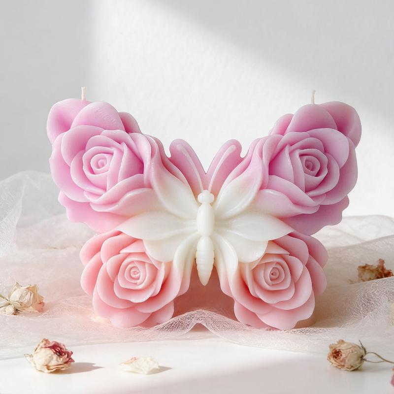 DIY Rose Butterfly Form Silico - Soap Making Silicone Molds ulasan dan harga