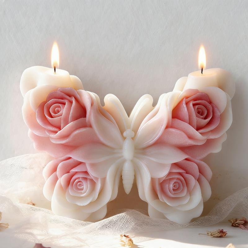 DIY Rose Butterfly Form Silico - Soap Making Silicone Molds ulasan dan harga