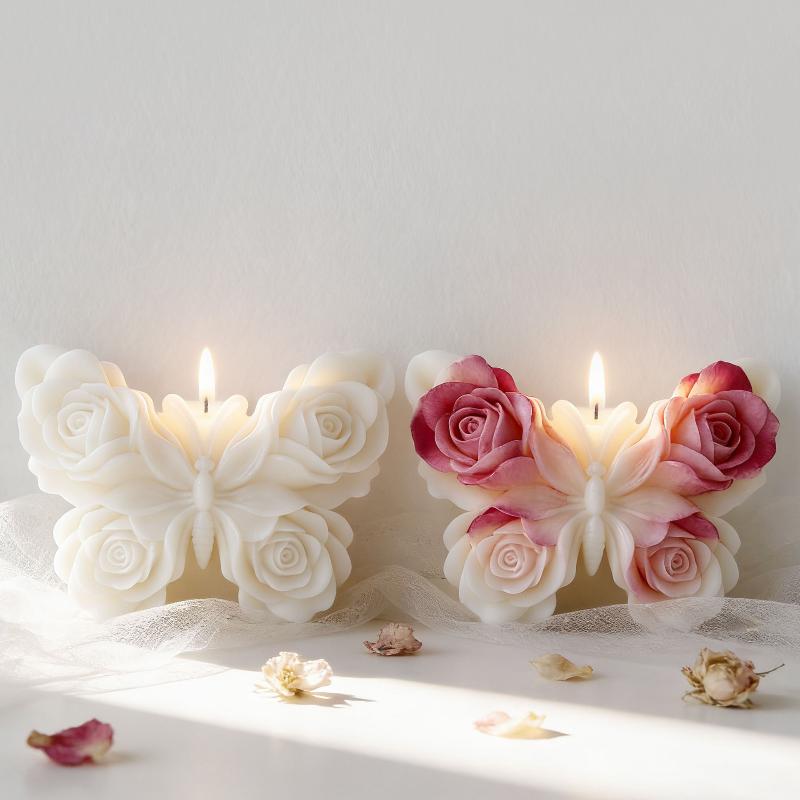 DIY Rose Butterfly Form Silico - Soap Making Silicone Molds ulasan dan harga