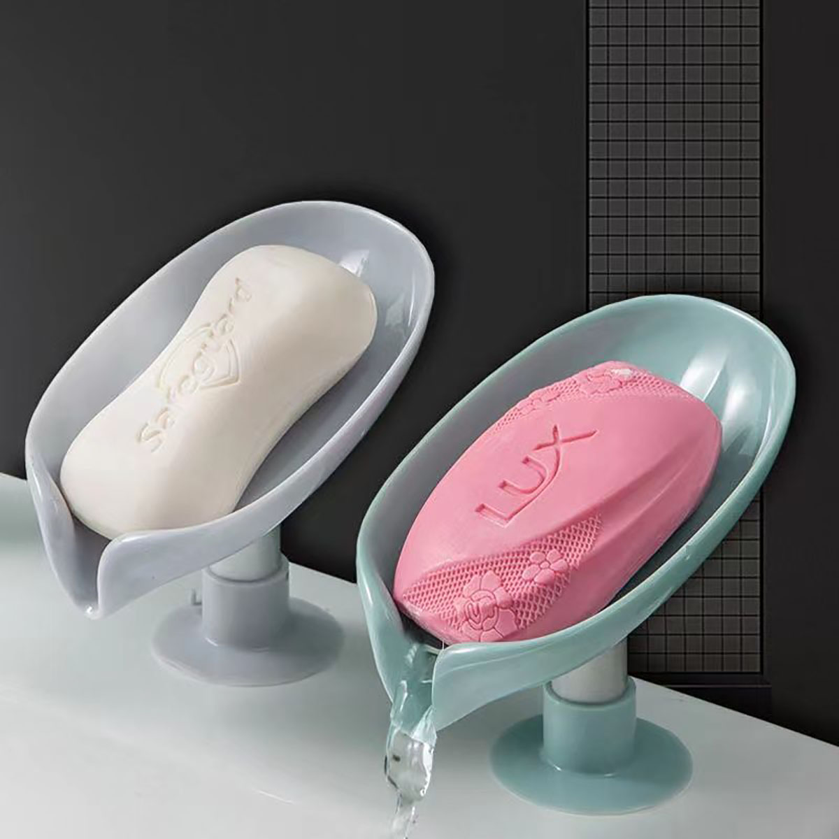 Leaf Shape Soap Box Drain Soap - Soap Making Box ulasan dan harga