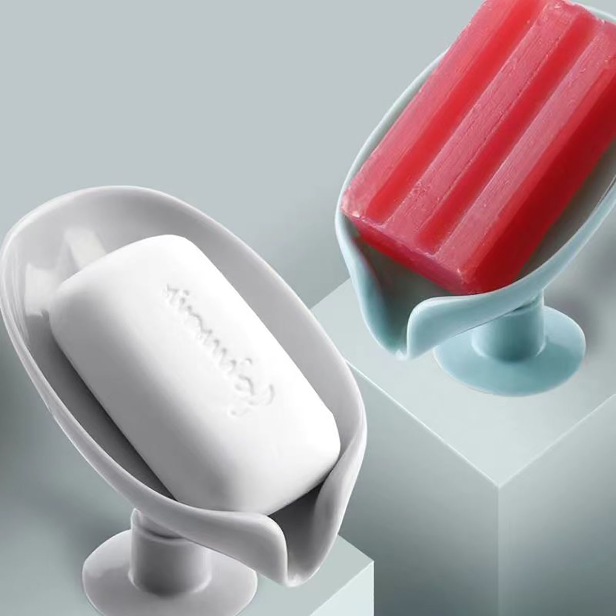 Leaf Shape Soap Box Drain Soap - Soap Making Box ulasan dan harga