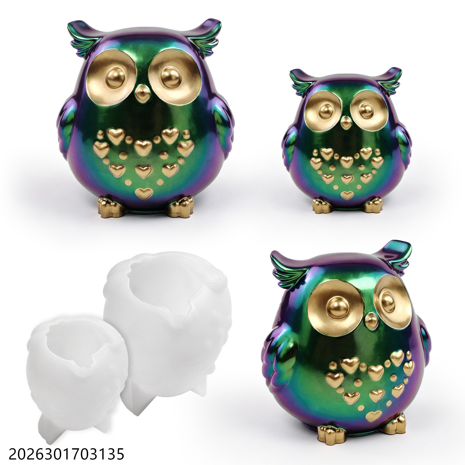 Owl Silicone Mold 3D Bird Shap - Soap Making Silicone Molds ulasan dan harga